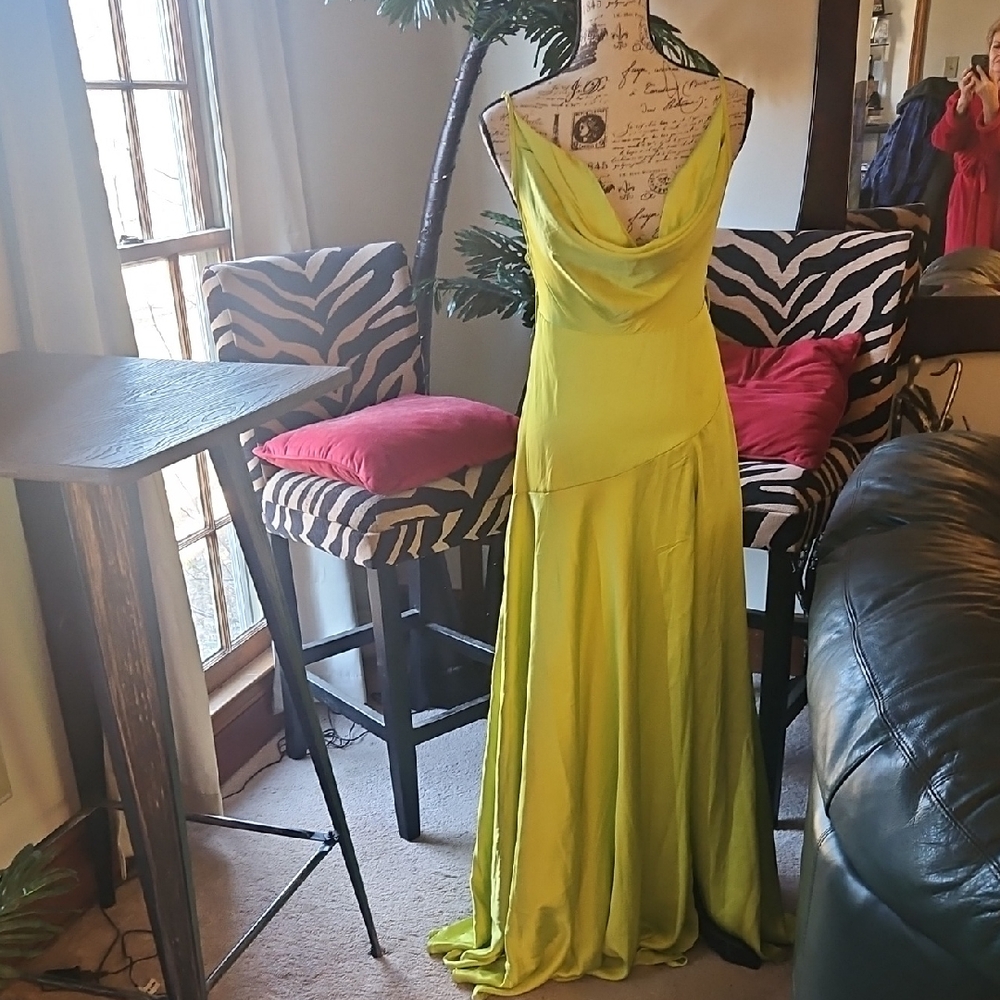 AKIRA Lime Maxi Dress